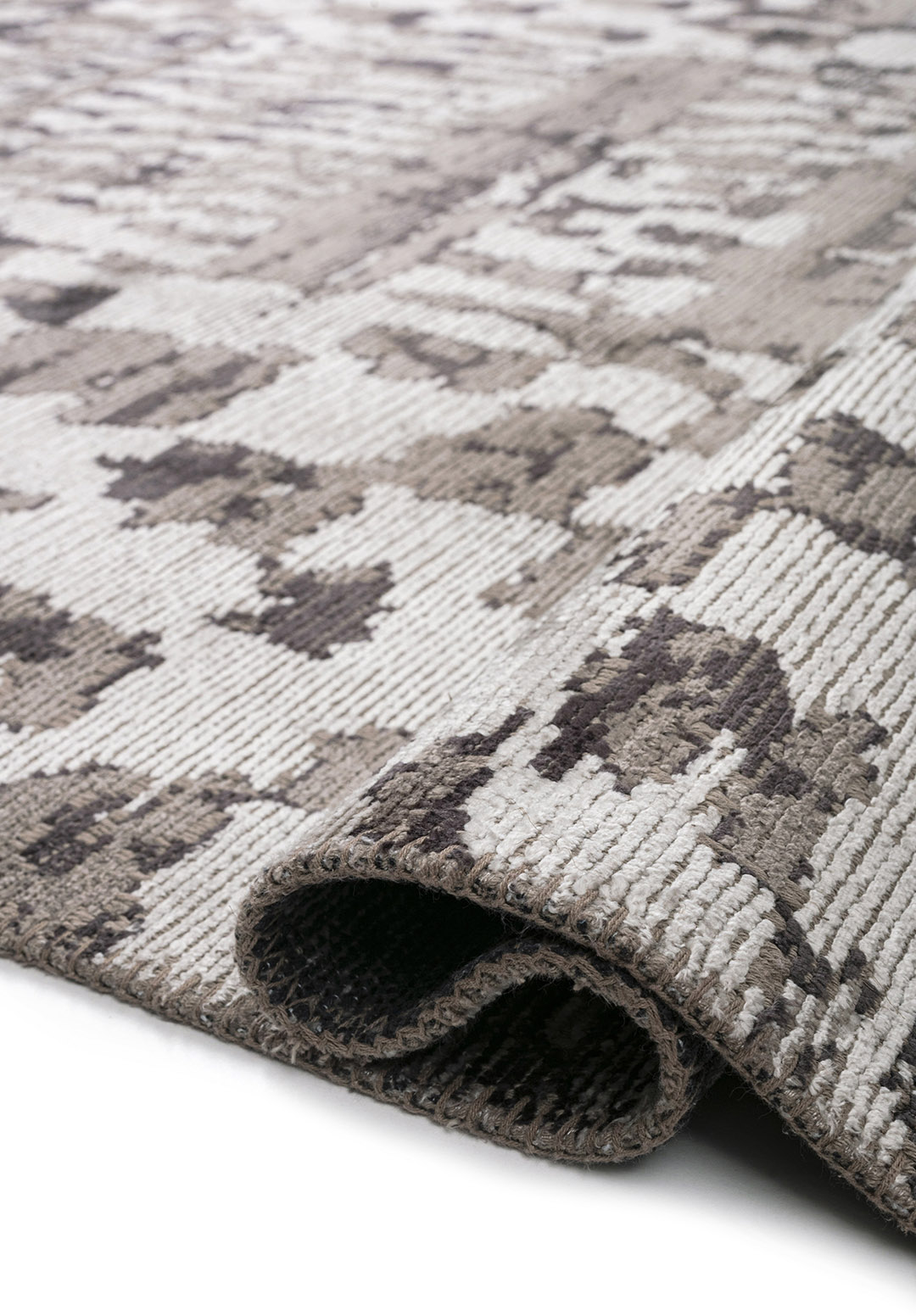 SAHARA CHARCOAL - BONE - DARK GREY RUG