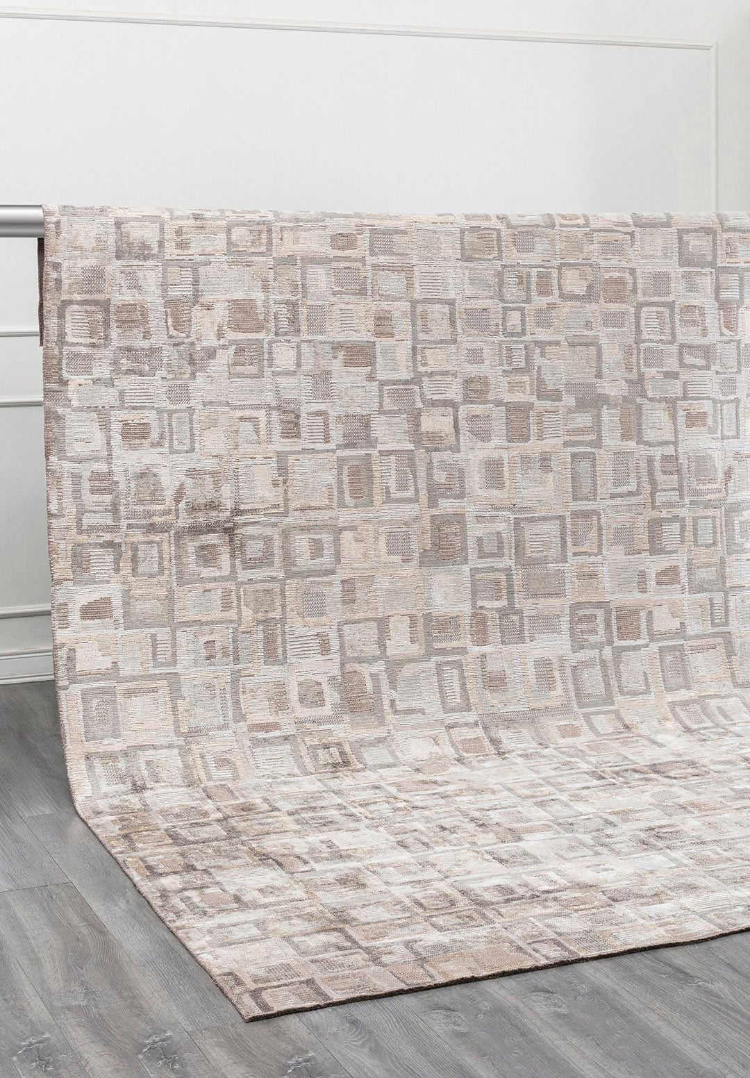 TRIBE GREY - BONE - CREAM RUG