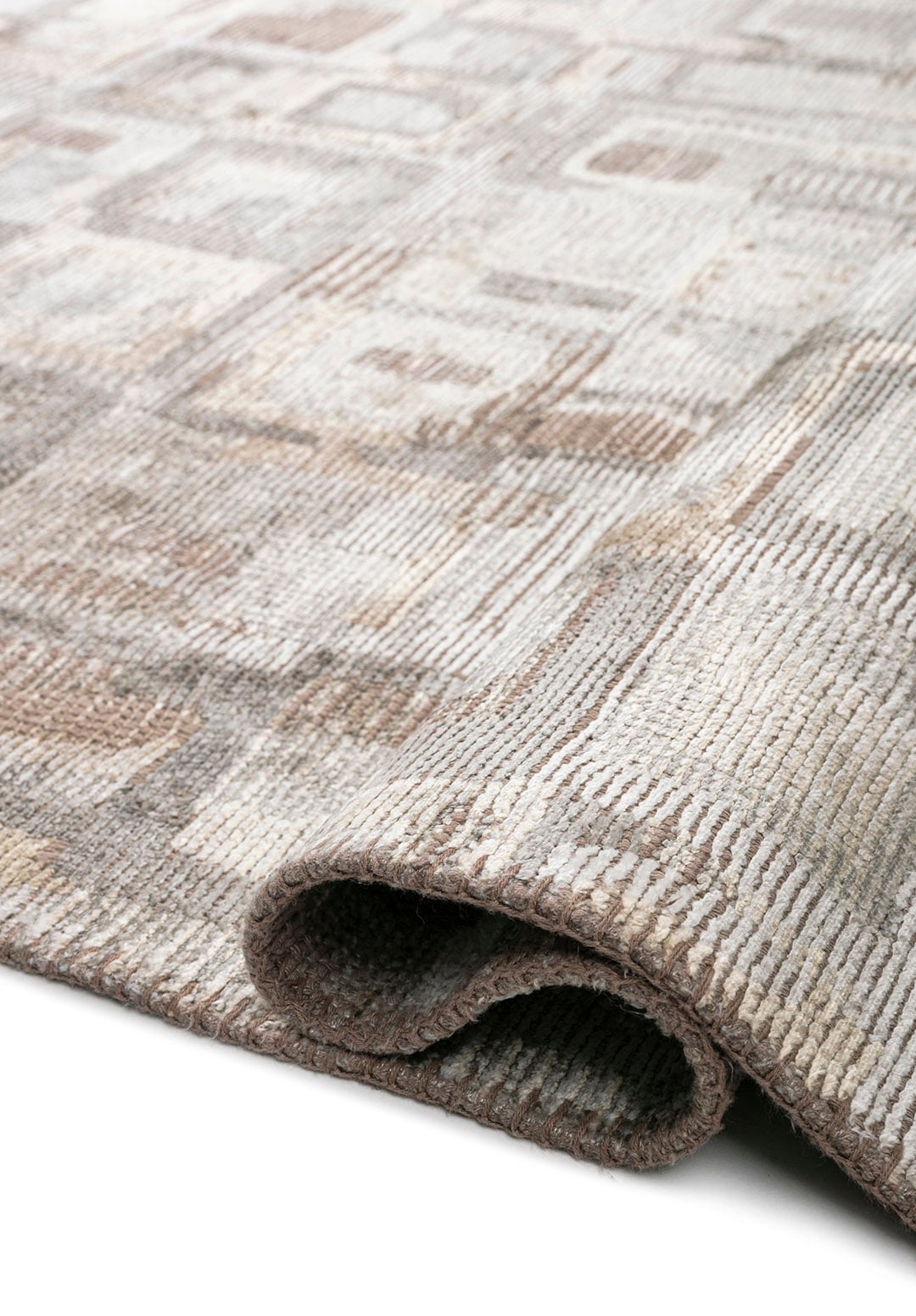 TRIBE GREY - BONE - CREAM RUG