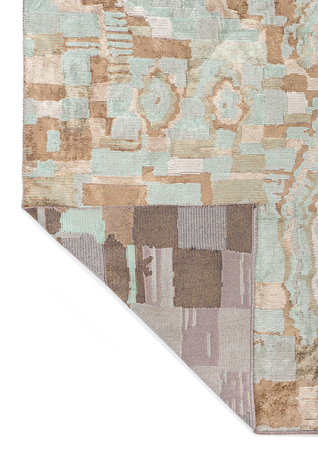 FOSSIL VİZON - AÇIK KREM - NİL YEŞİLİ HALI