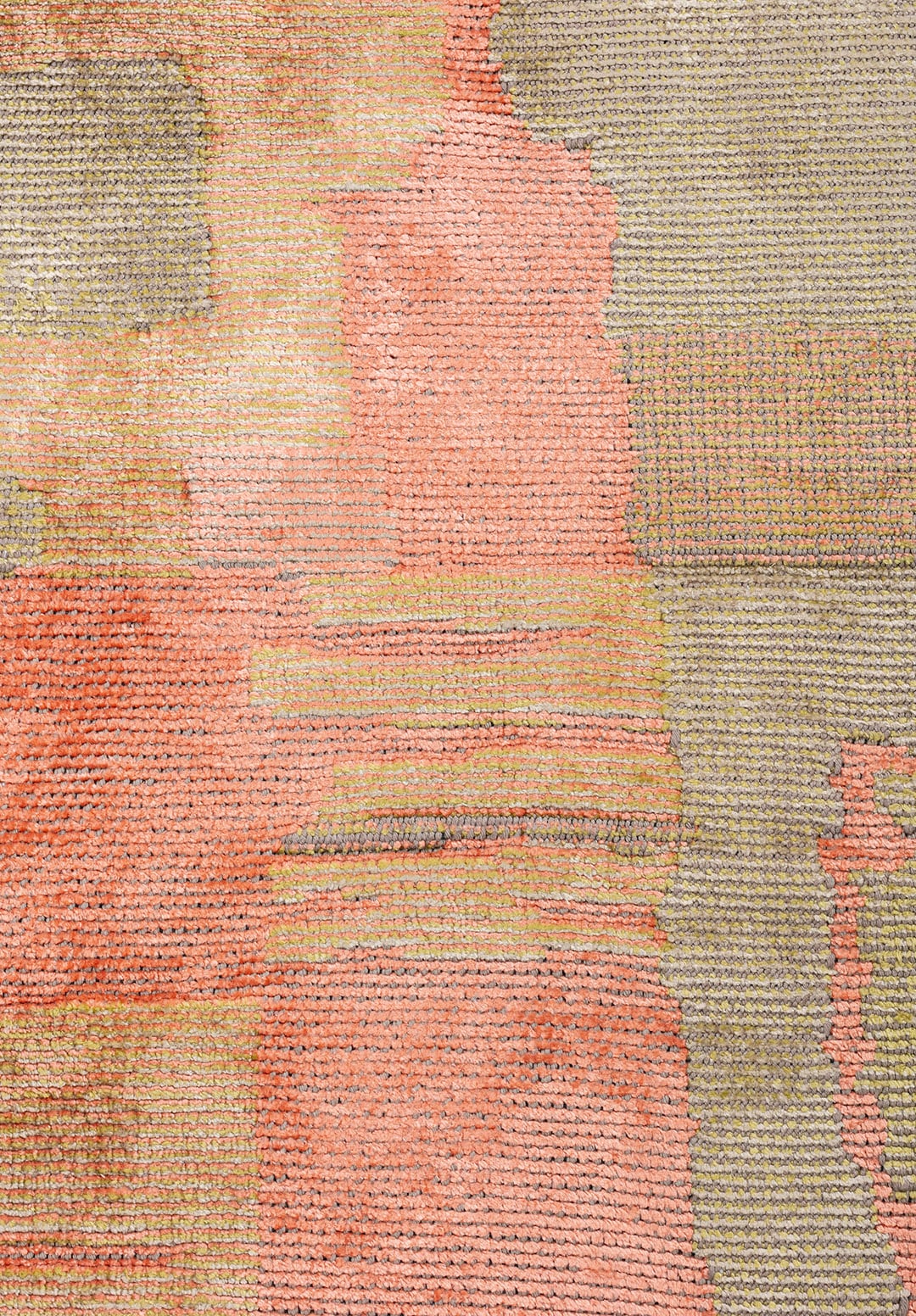 FOSSIL AÇIK MERCAN - ZEYTİN YEŞİLİ - BEJ HALI