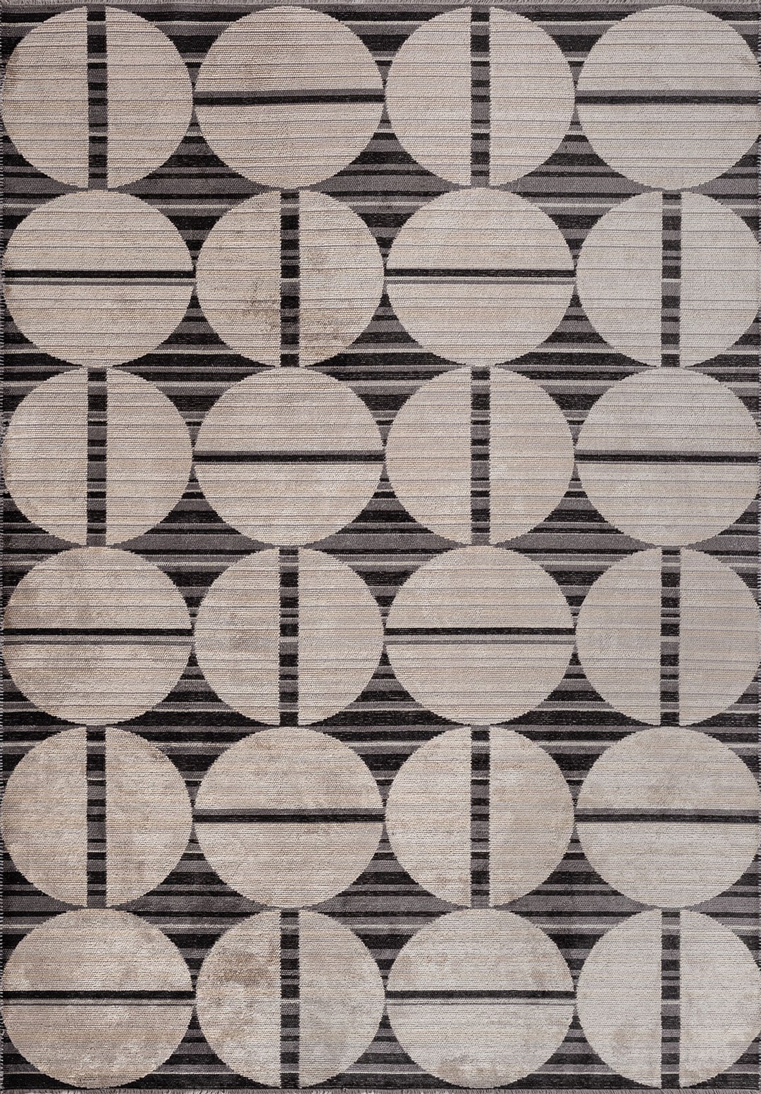 ECLIPSE BLACK - CHARCOAL - CREAM - GREY - LIGHT GREY - BONE RUG
