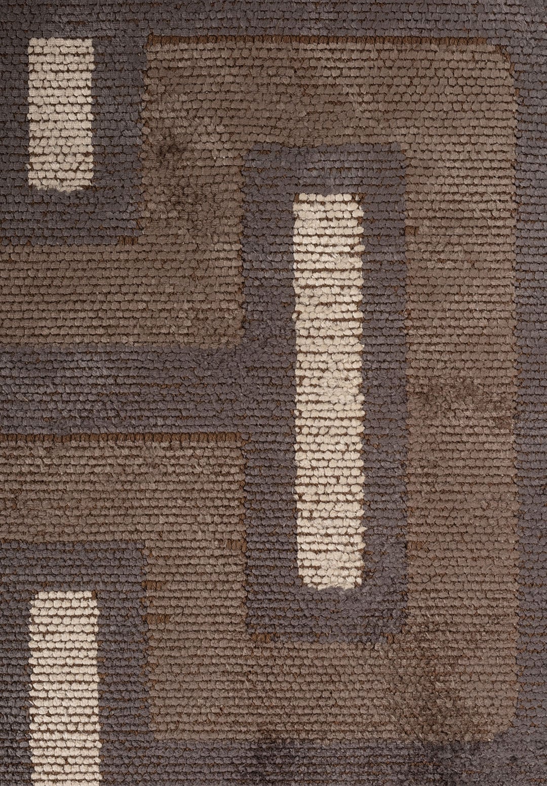 CHARM CHARCOAL - DARK MINK - BONE RUG