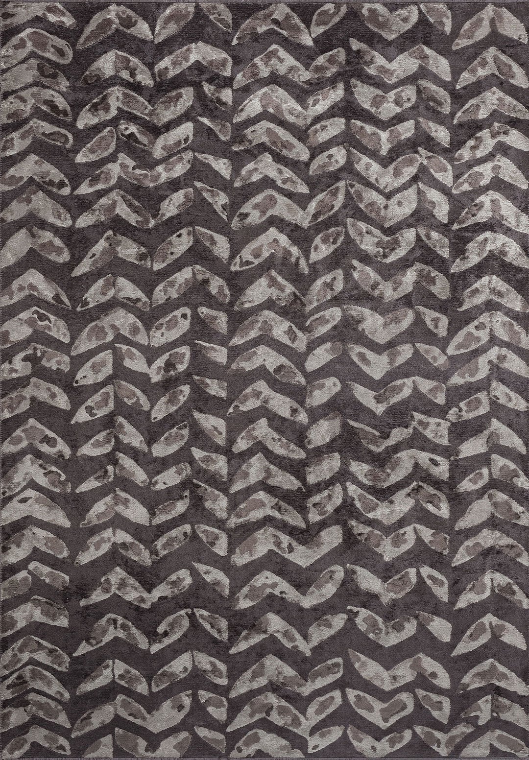NOVA CHARCOAL - DARK GREY - BONE RUG