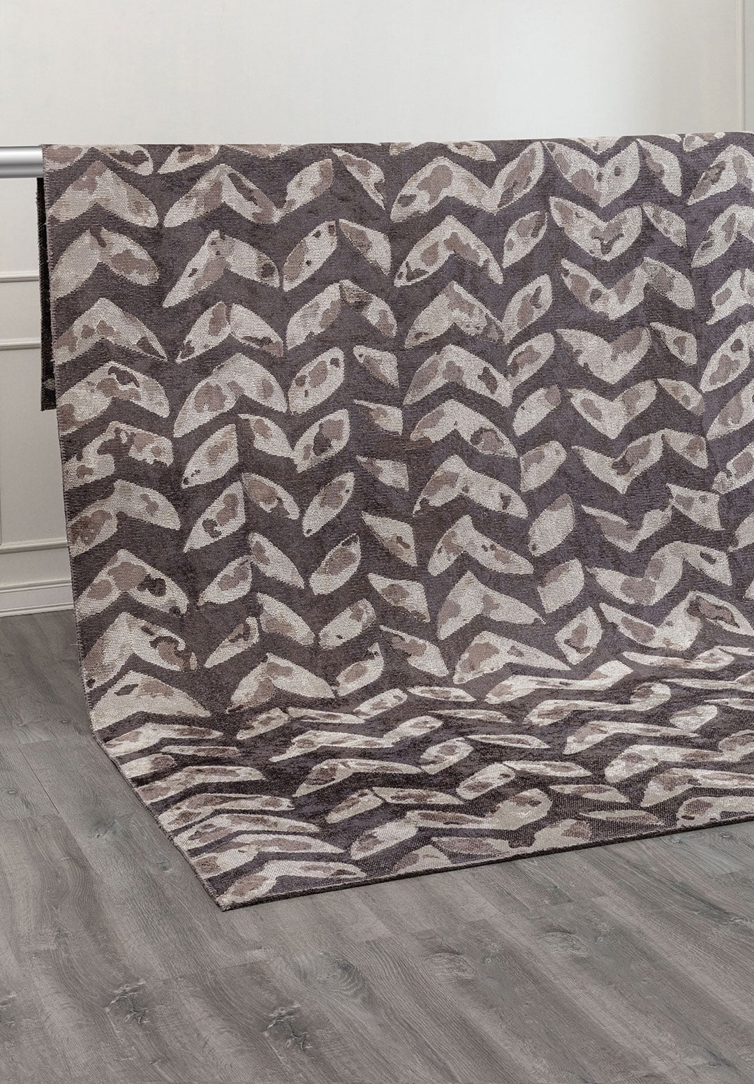 NOVA CHARCOAL - DARK GREY - BONE RUG