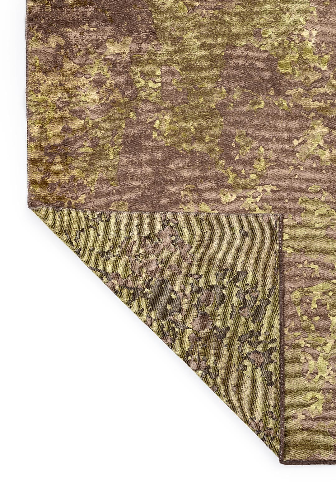 FLASH GREEN - OLIVE GREEN - MINK RUG