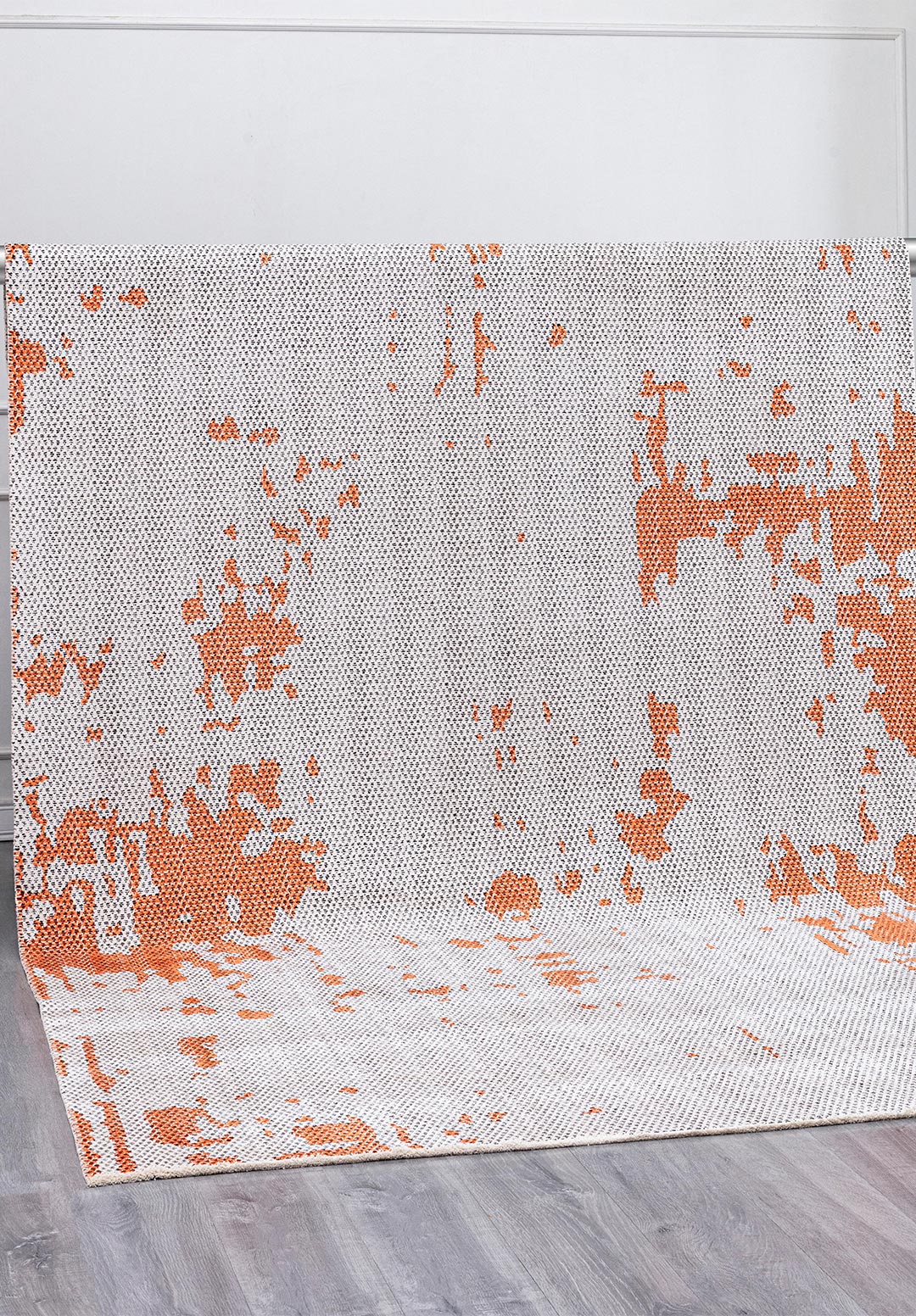 VERONA PEACH - BLACK - ECRU RUG