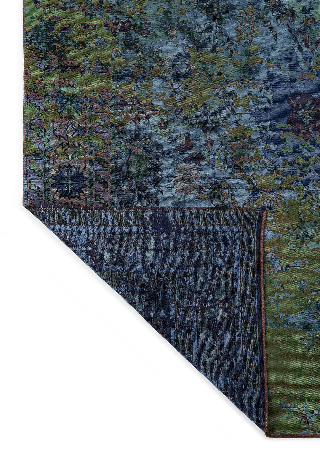 SPLENDOR ERA FOREST GREEN - NAVY BLUE - PETROL - DARK NAVY RUG