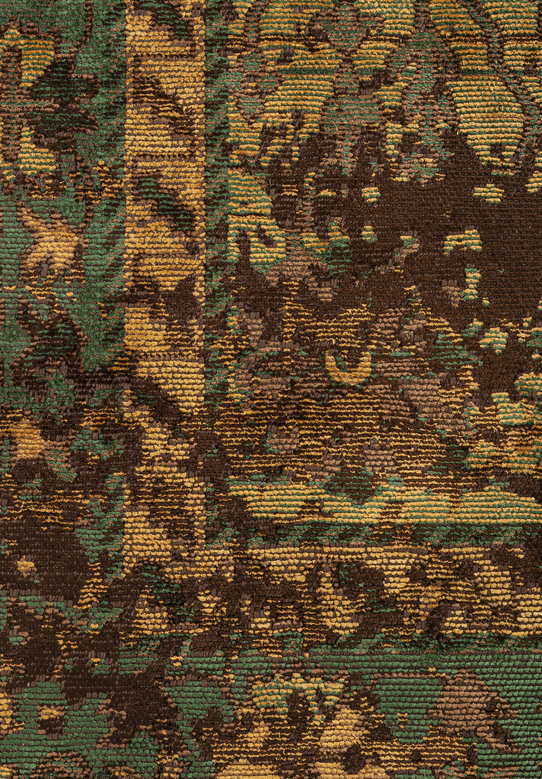 SPLENDOR ERA DARK BROWN - MUSTARD - FOREST GREEN - CACAO RUG