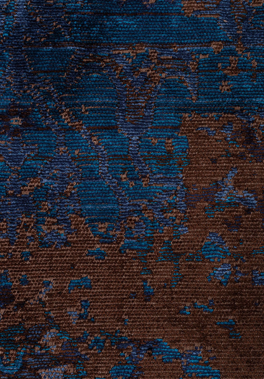 SPLENDOR ERA DARK BROWN - CYAN - DARK NAVY - NAVY BLUE RUG
