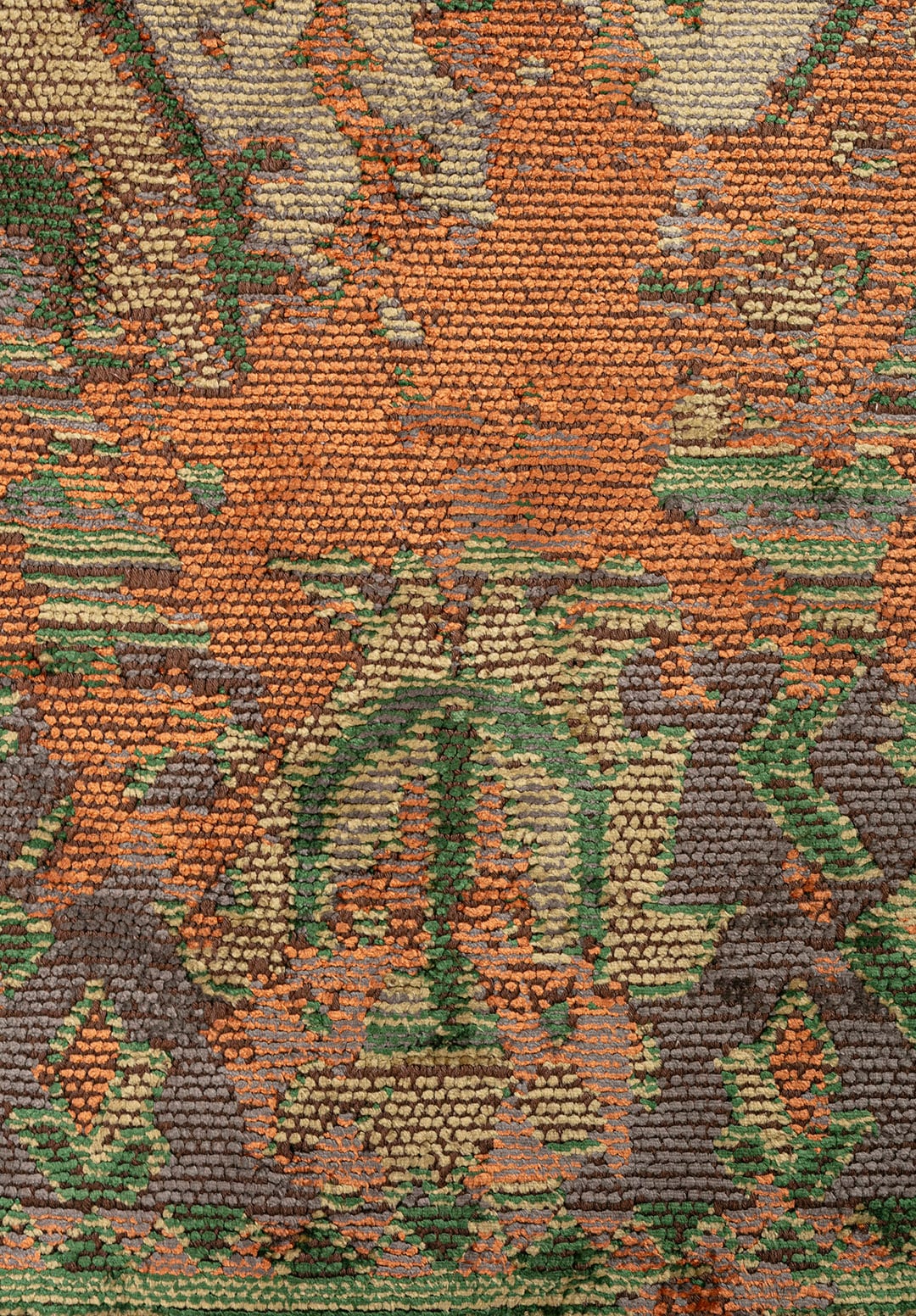 MONARCH ERA TERRA - ANTHRACITE - OLIVE GREEN - FOREST GREEN RUG