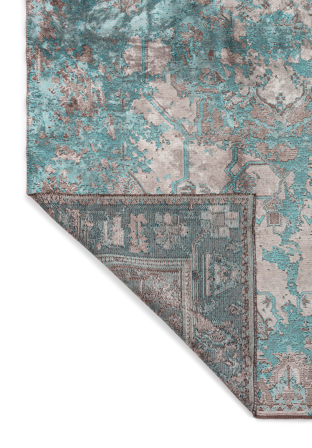 MONARCH ERA TURKUAZ - GRİ - AÇIK GRİ - KOYU GRİ HALI