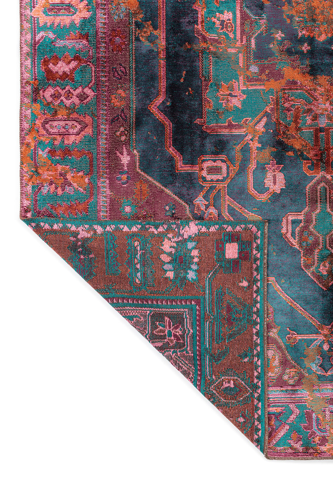 MONARCH ERA PAS - KOYU TURKUAZ - KOYU MÜRDÜM - PEMBE HALI