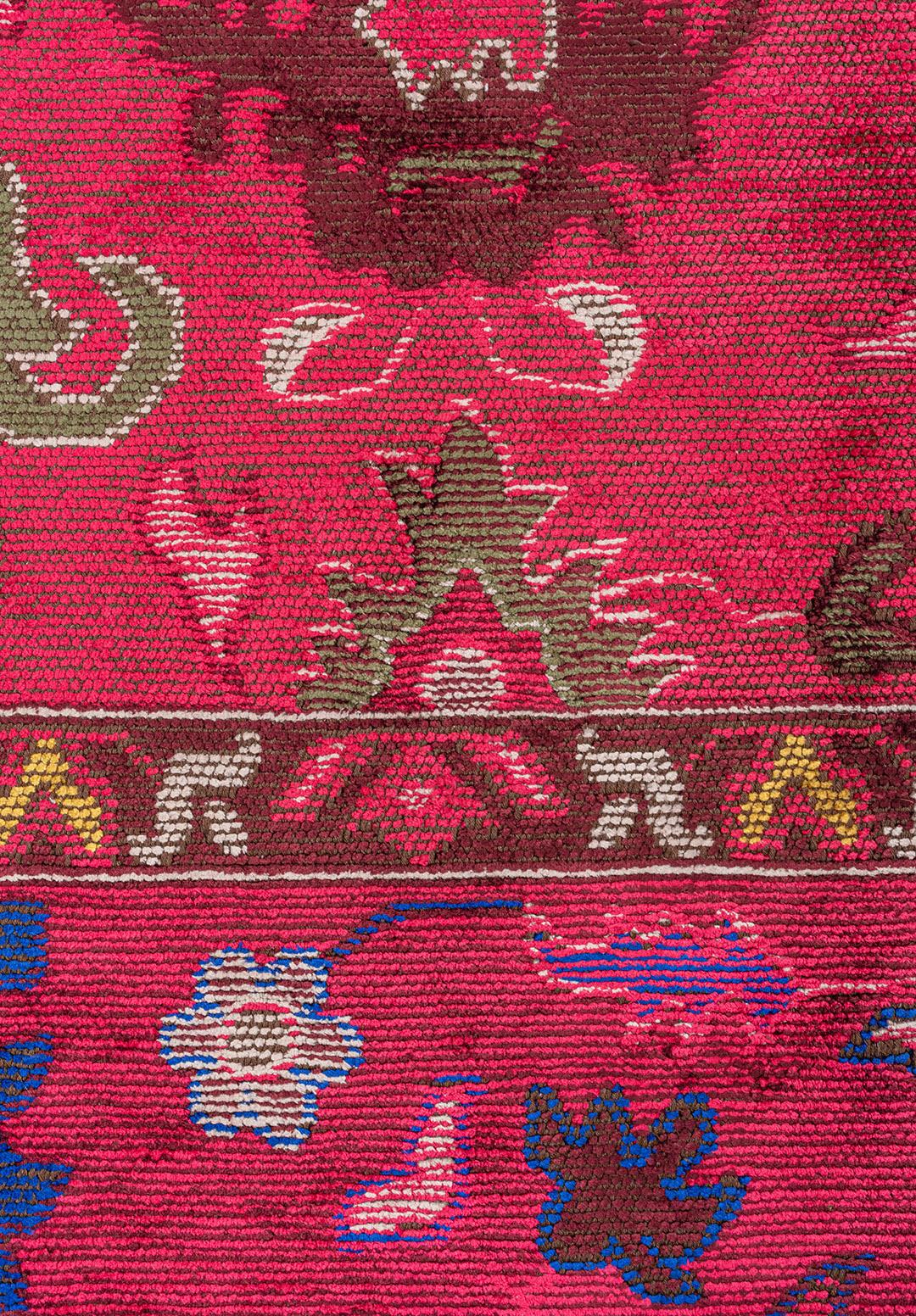 VIVIENNE FUSCHIA - CHERRY - SAX BLUE - LIGHT CREAM - KHAKI - YELLOW RUG