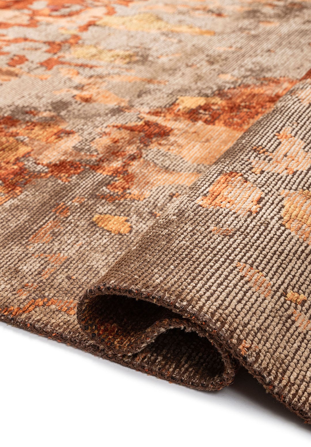 BLAST DARK BEIGE - GOLD - TERRA - RUST - CHERRY RUG