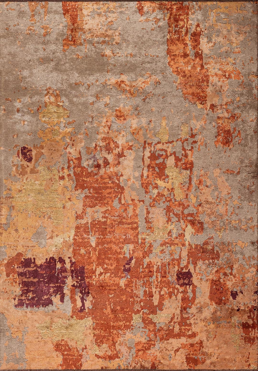 BLAST DARK BEIGE - GOLD - TERRA - RUST - CHERRY RUG