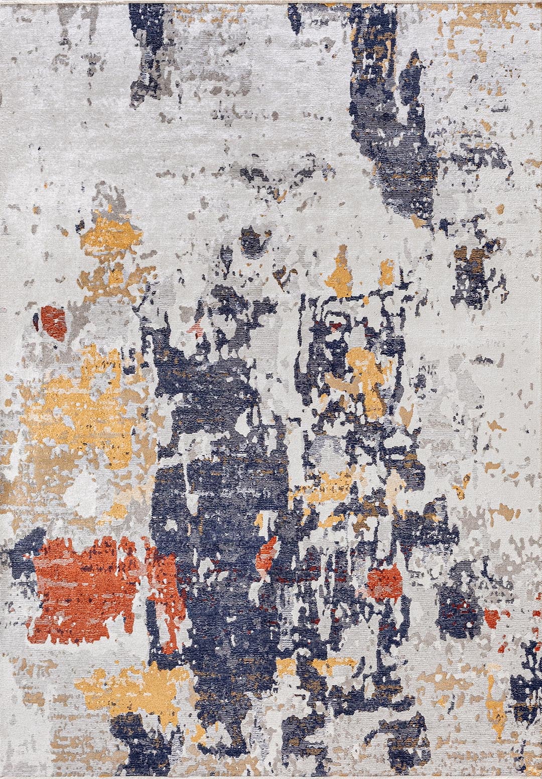 BLAST WHITE - GOLD - GREY - DARK NAVY - RUST RUG