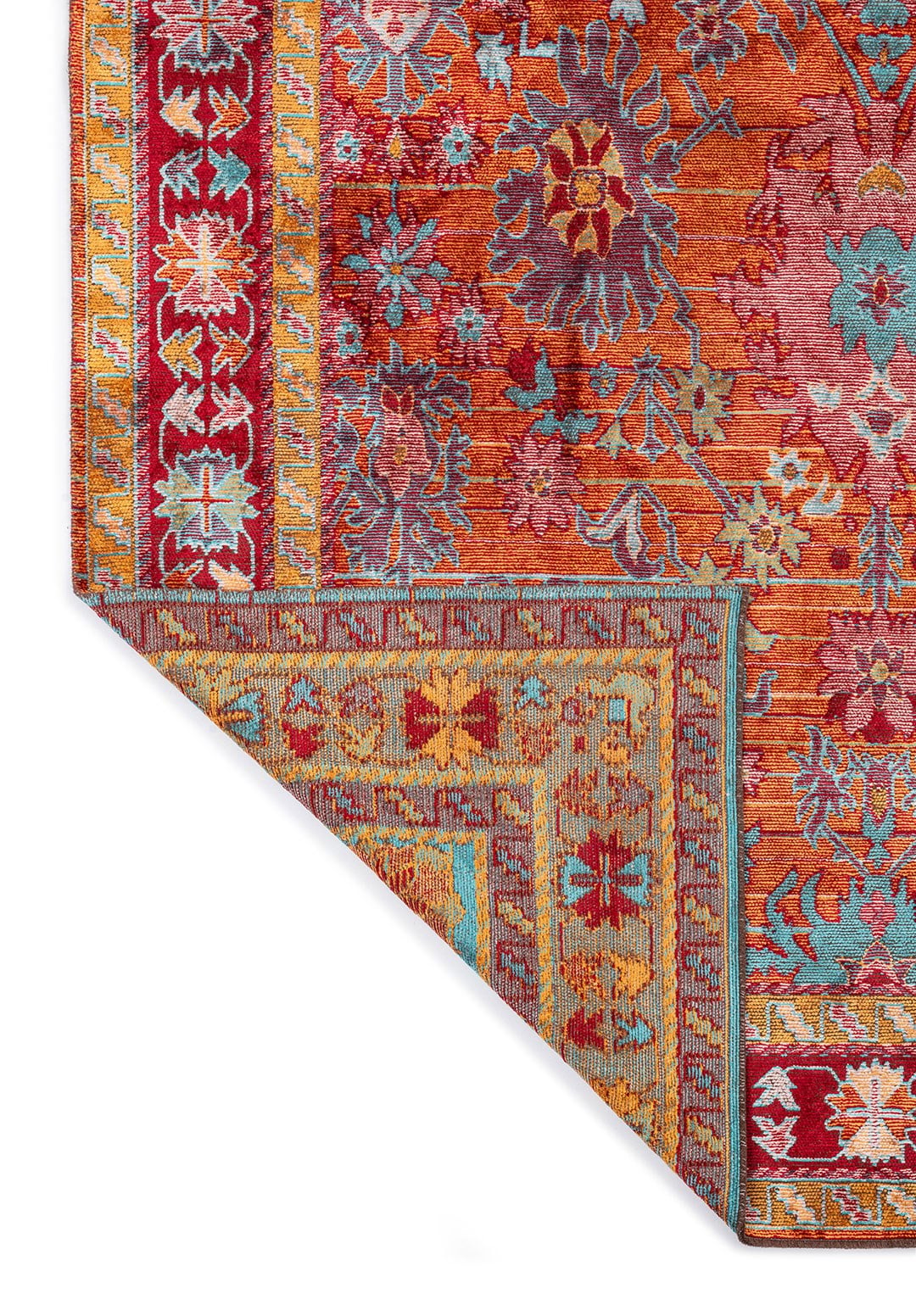 SPLENDOR BONE - MUSTARD - RED - TURQUOISE RUG