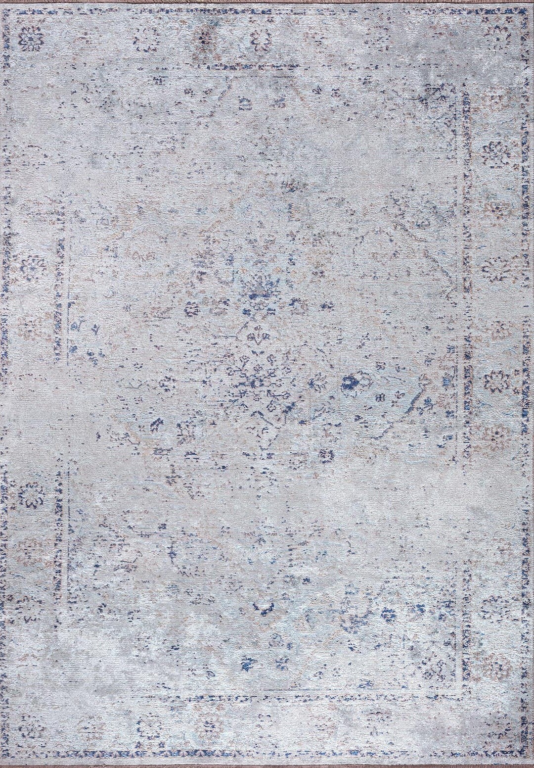 SIRENA ICE BLUE - BLUE - NAVY BLUE - BEIGE RUG