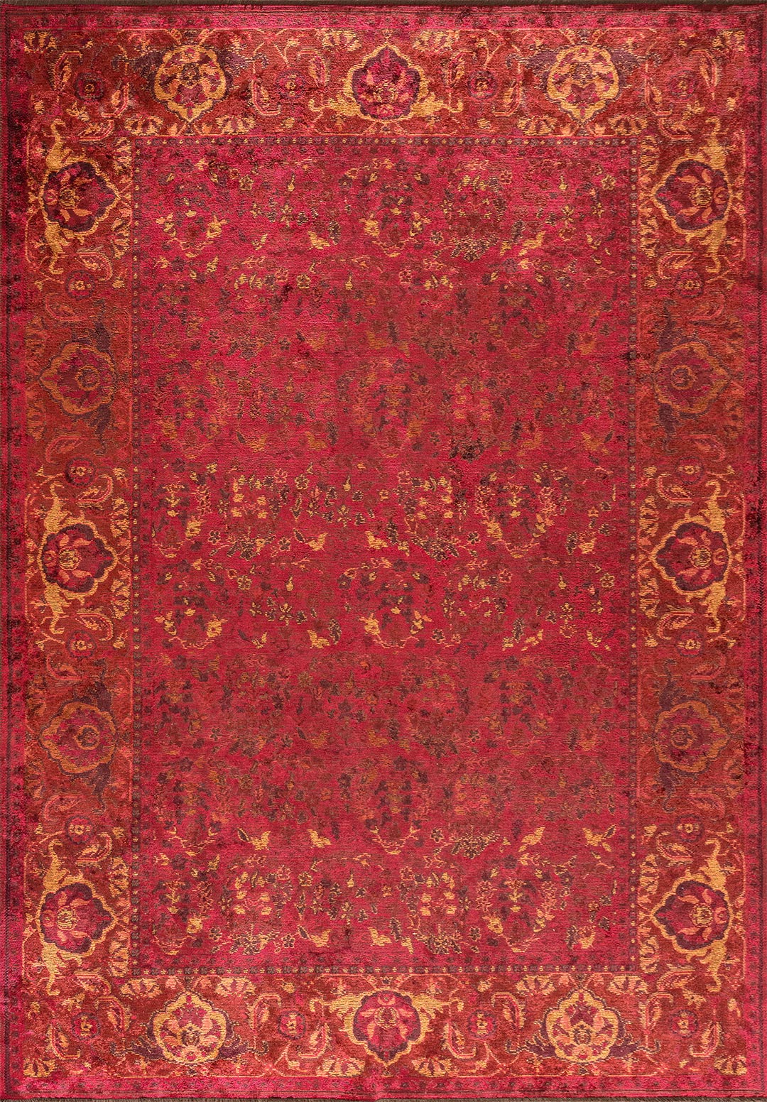 VINEA MAGENTA - ORANGE - CHERRY - RED - RUST RUG