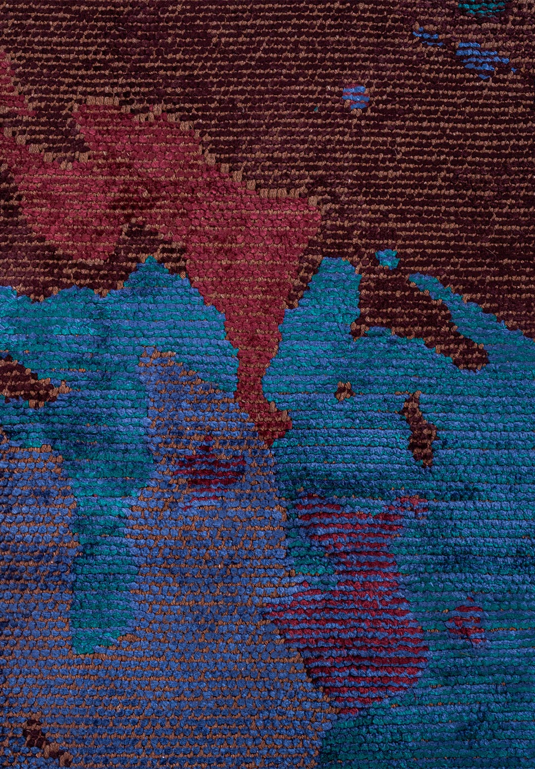 GAIA KOYU BORDO - VİŞNE ÇÜRÜĞÜ - LACİVERT - KOYU TURKUAZ HALI