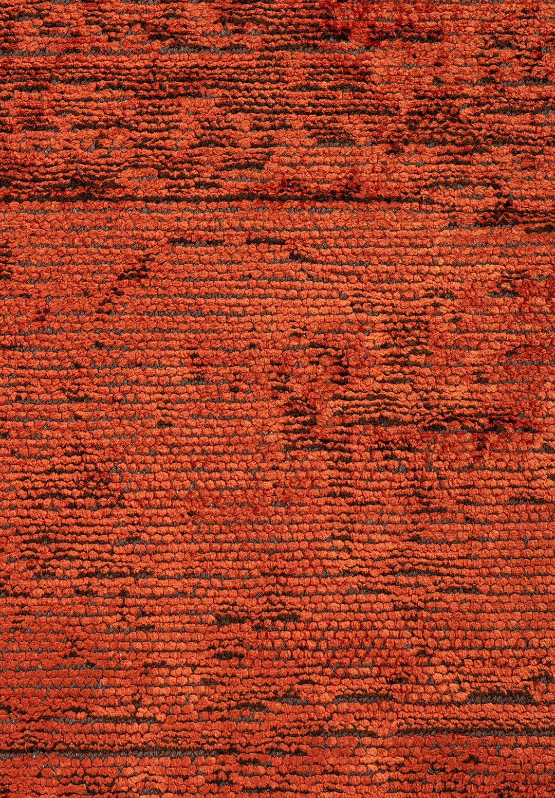 MEDALLION DARK BROWN - RUST RUG