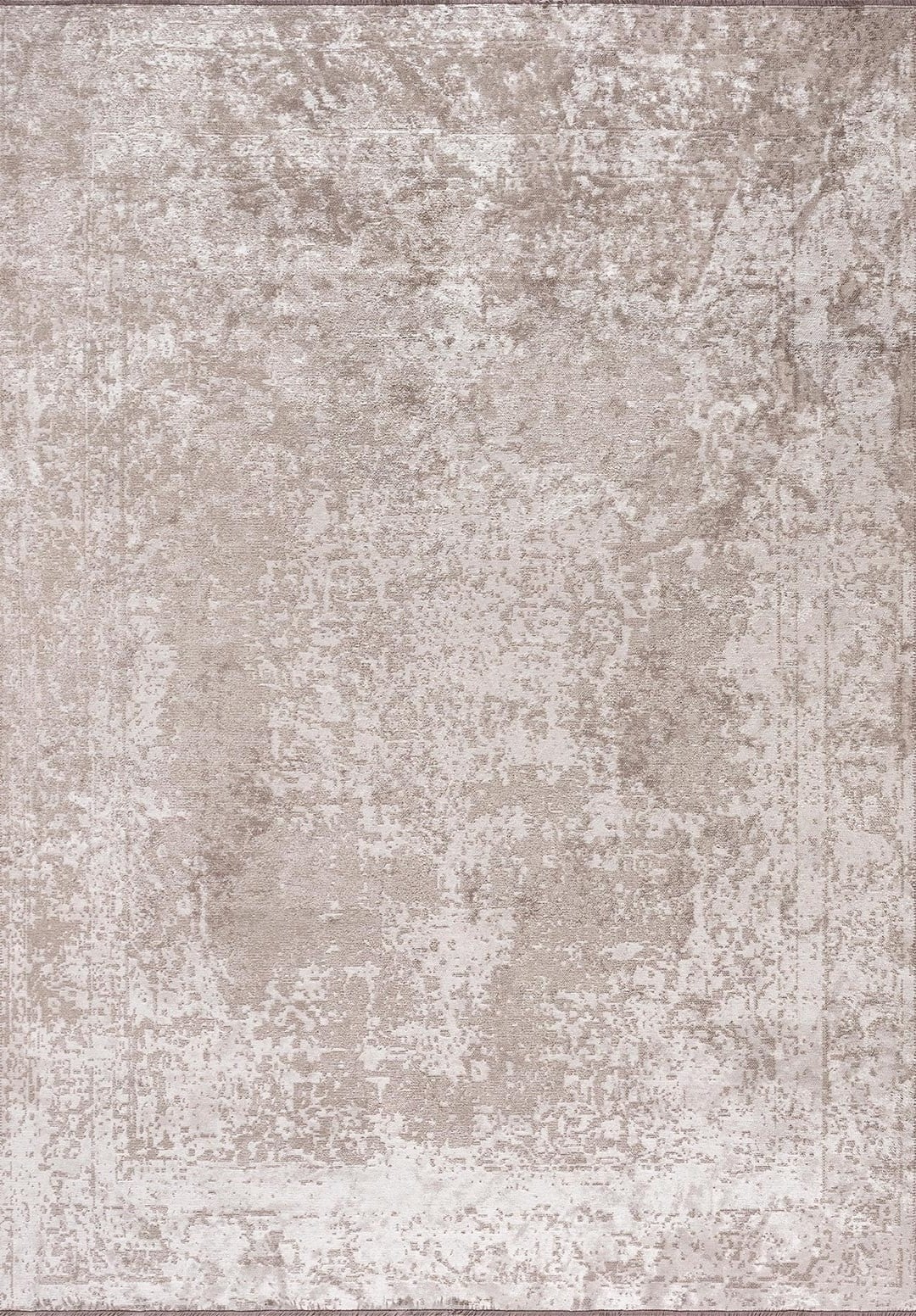 MEDALLION WHITE - STONE RUG