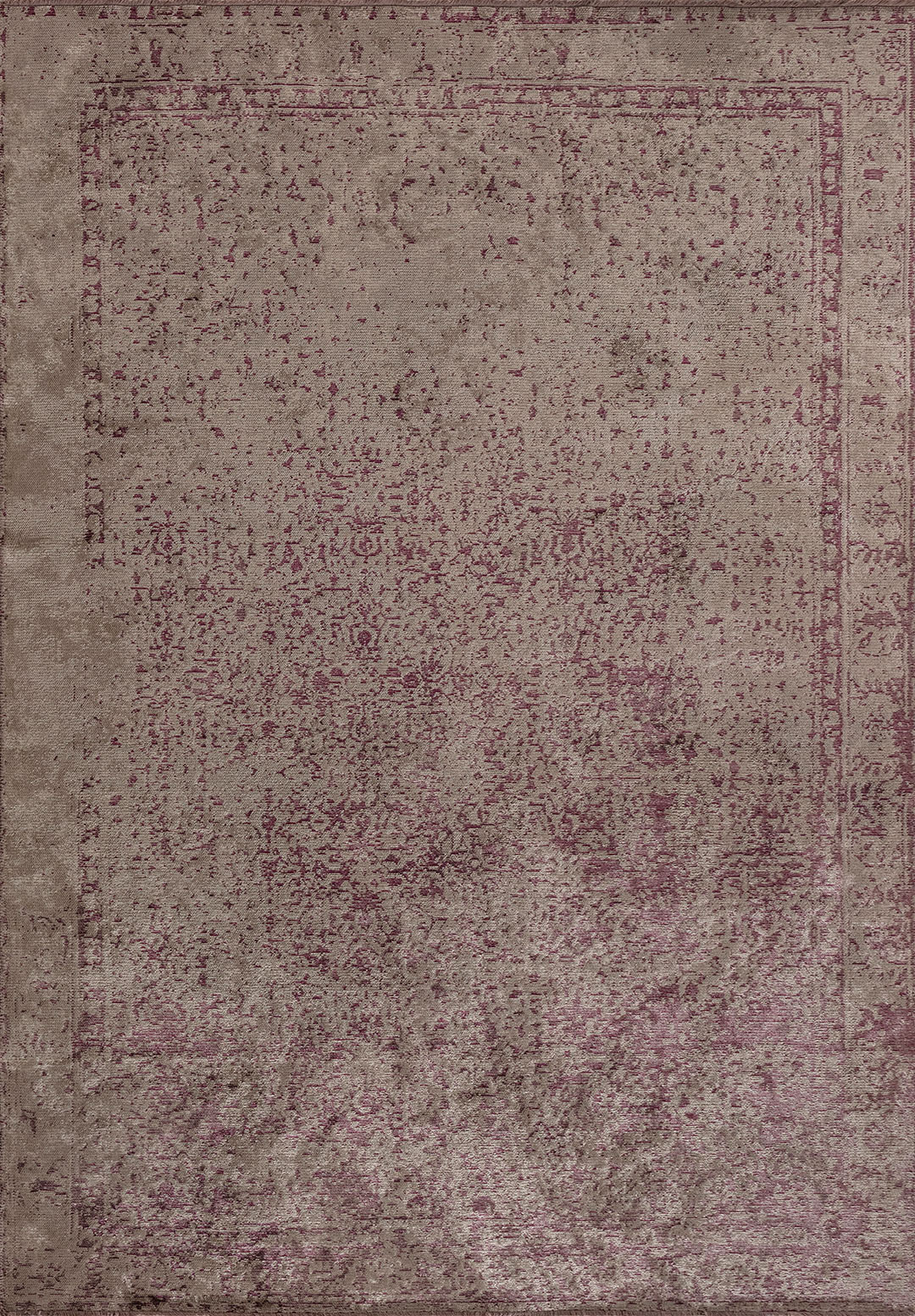 HERITAGE Koyu Mürdüm - Bej Halı