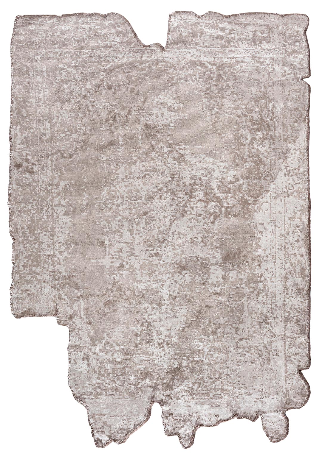 MEDALLION WHITE - STONE RUG