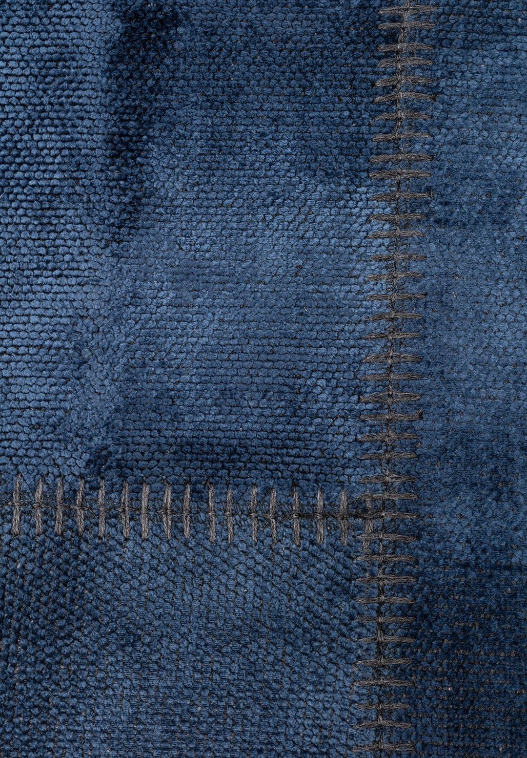 PATCH NAVY BLUE RUG