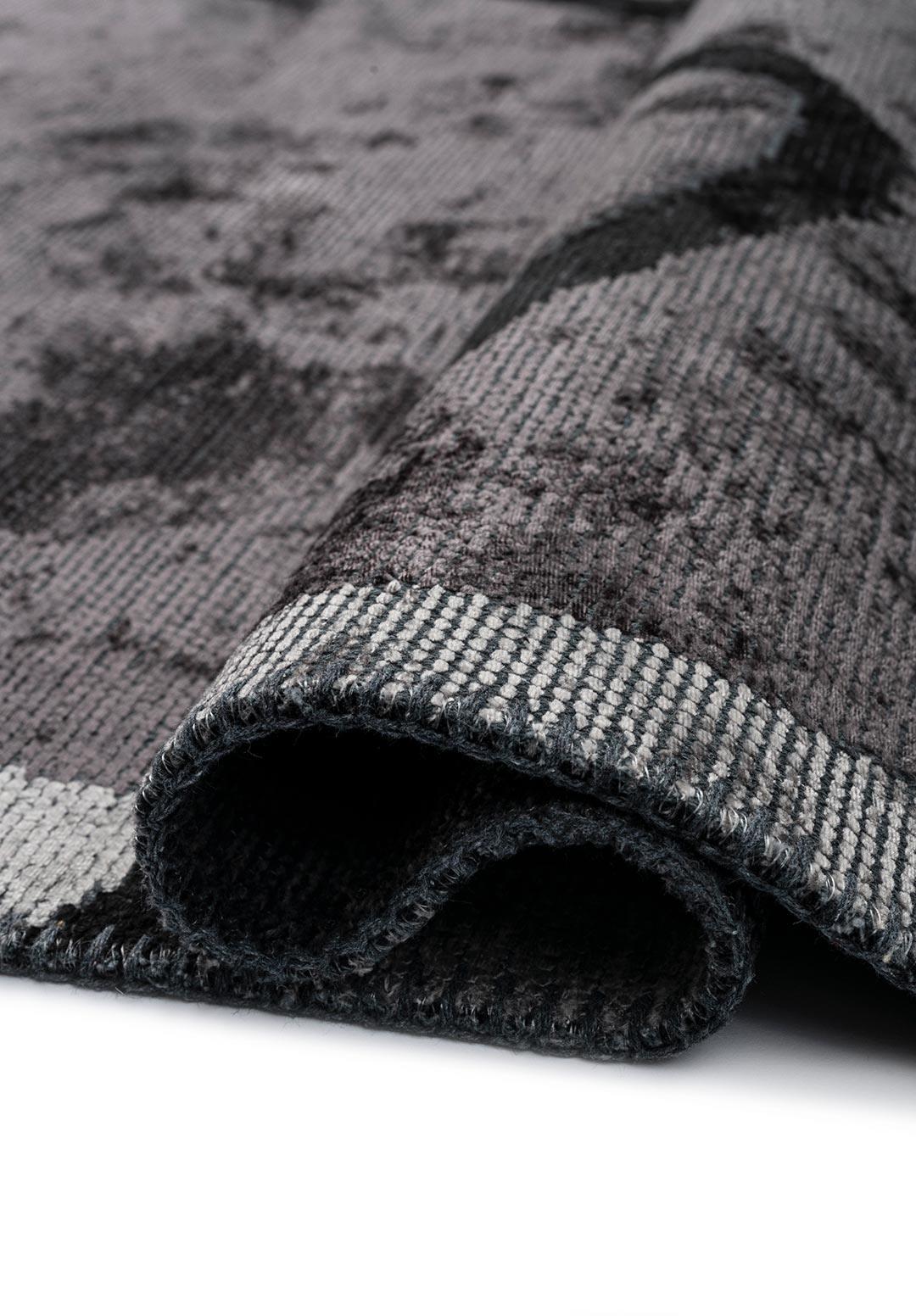CHELSEA BLACK - CHARCOAL - GREY RUG
