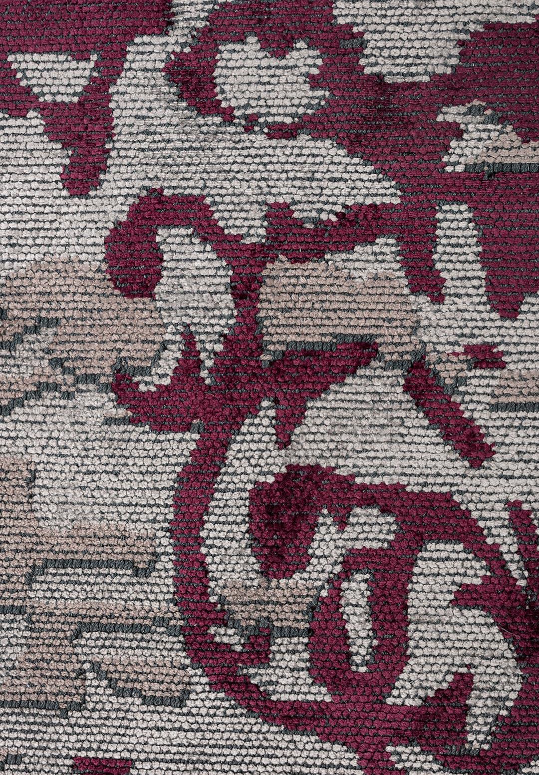 VALENCIA KOYU MÜRDÜM - KOYU GRİ - AÇIK GRİ HALI