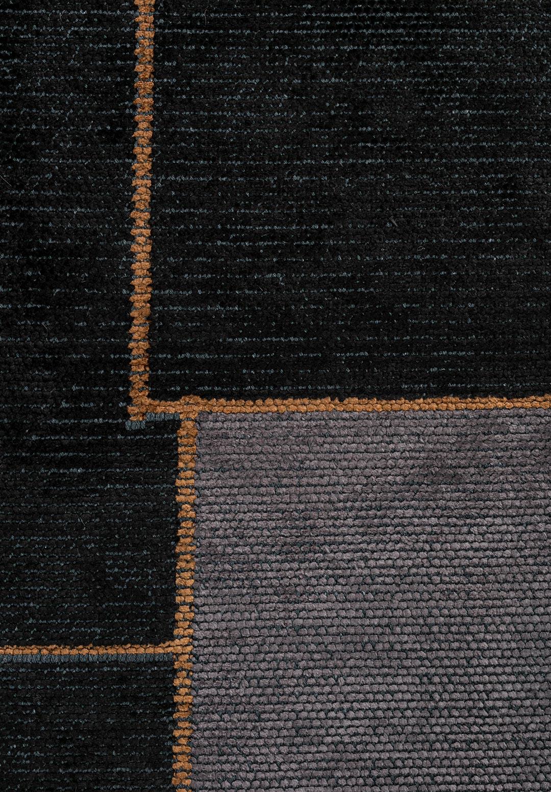LISBON BLACK - CHARCOAL - CACAO RUG