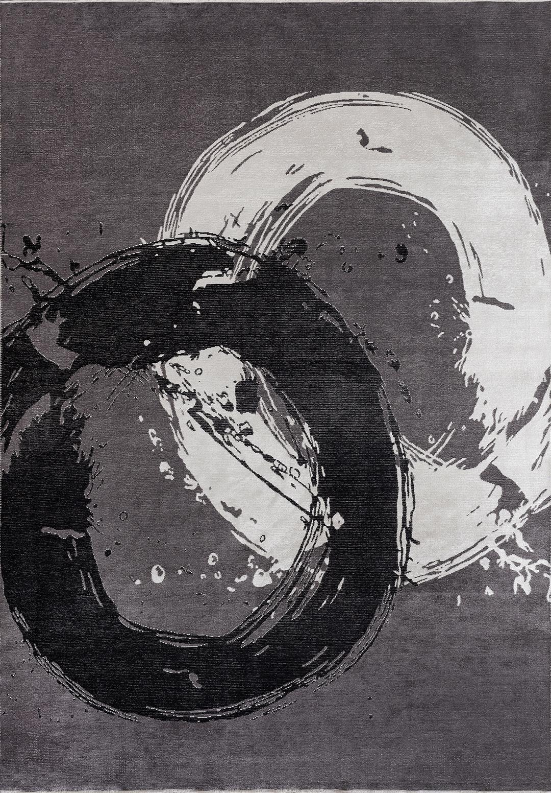 MADRID BLACK - CHARCOAL - ECRU RUG