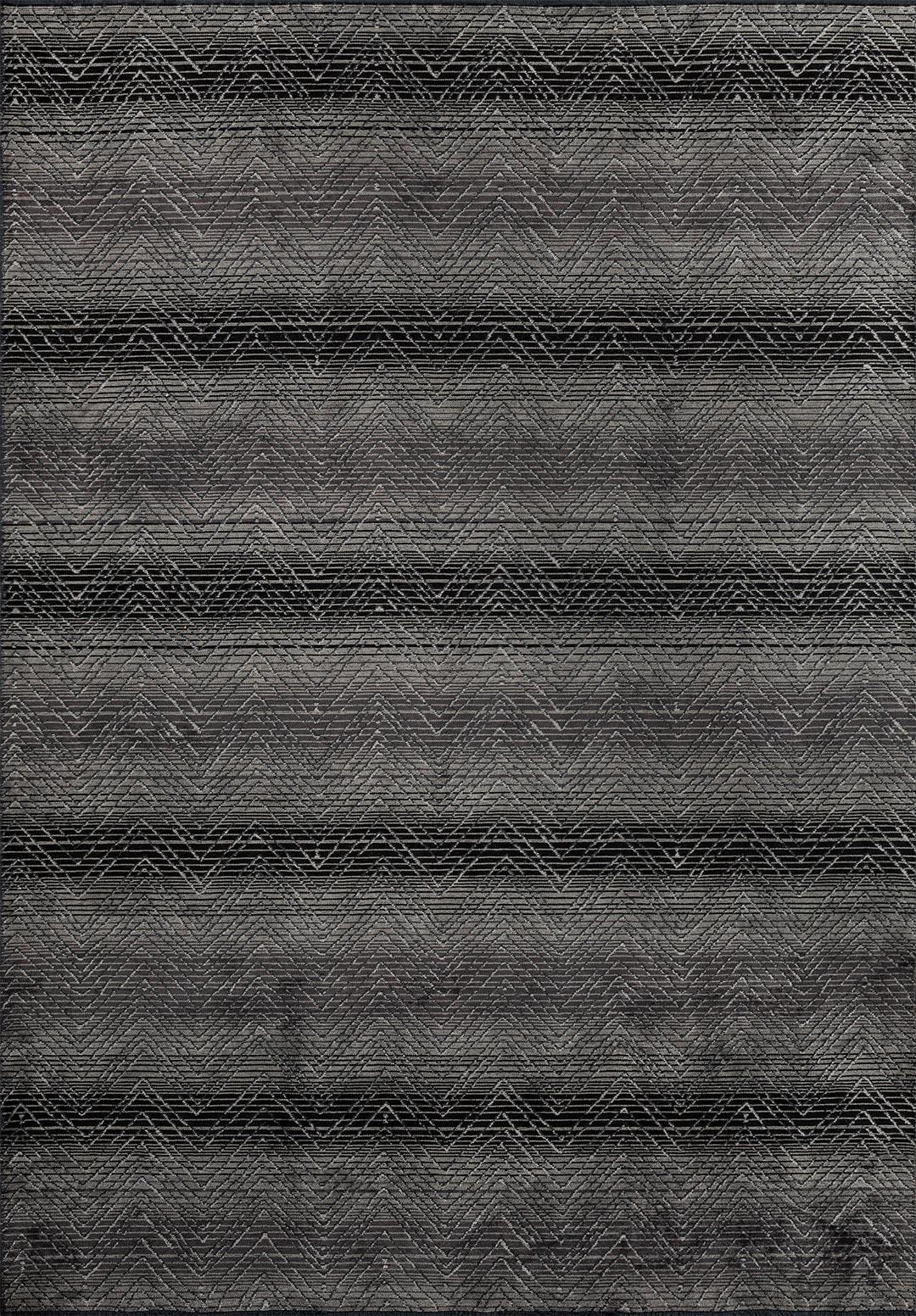 ZARAGOZA KÖMÜR - SİYAH - GRİ - AÇIK KREM HALI