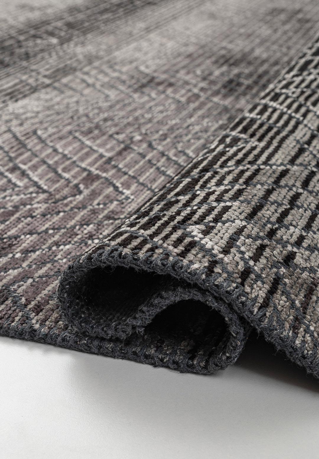 ZARAGOZA KÖMÜR - SİYAH - GRİ - AÇIK KREM HALI