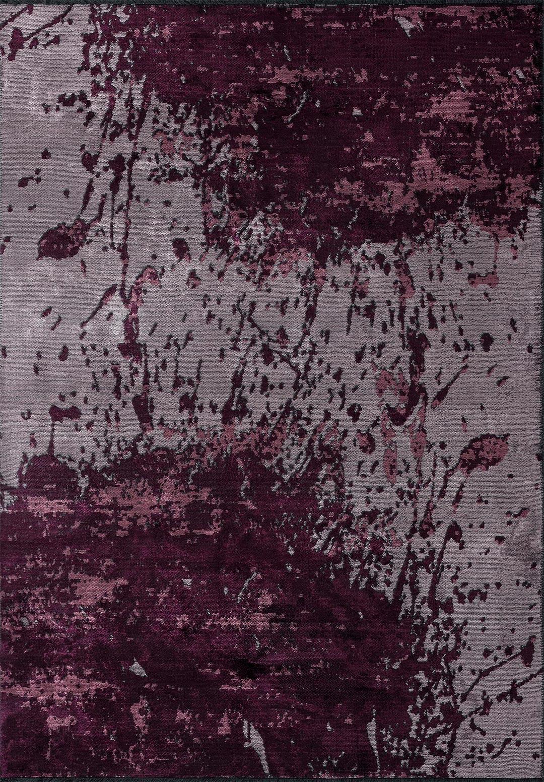 MALLORCA KOYU MÜRDÜM - GÜL KURUSU - MÜRDÜM HALI