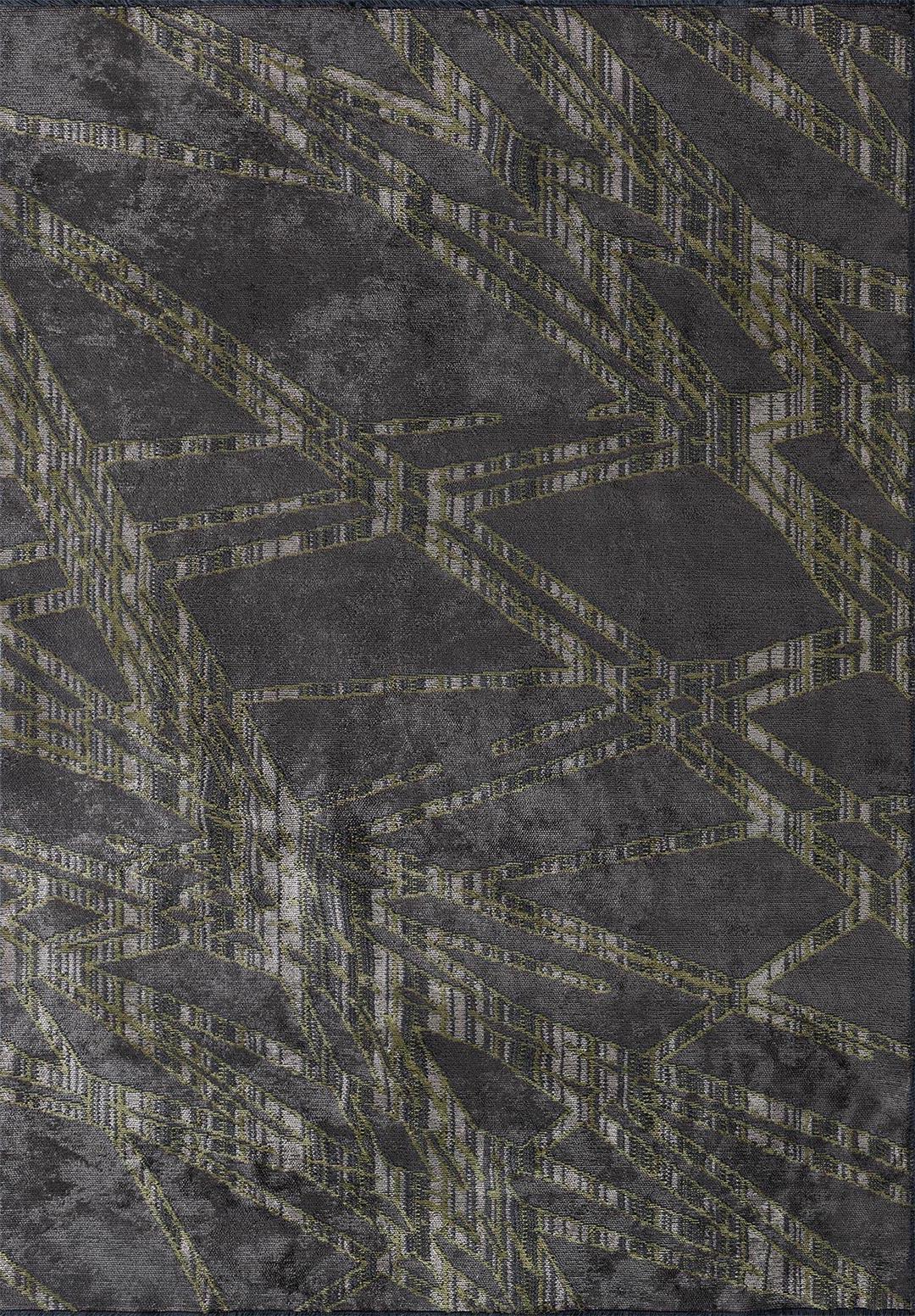 GRENOBLE GREEN - CHARCOAL - BEIGE RUG