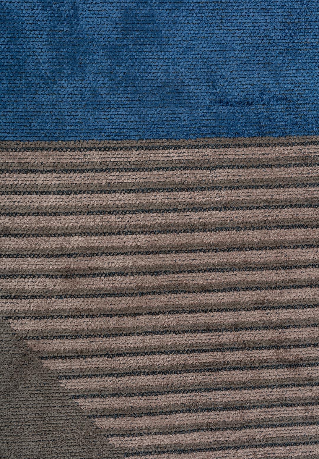 FRANKFURT CHARCOAL - NAVY BLUE - GREY RUG