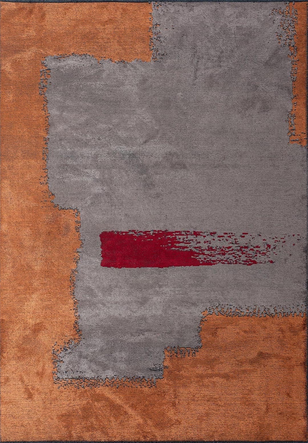 MALAGA KİREMİT - KIRMIZI - KOYU GRİ HALI