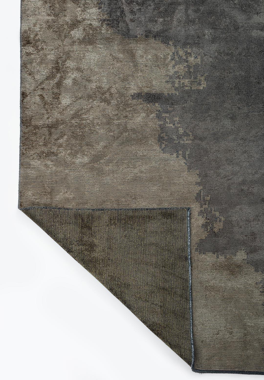 MONACO ANTHRACITE - GREEN - KHAKI RUG