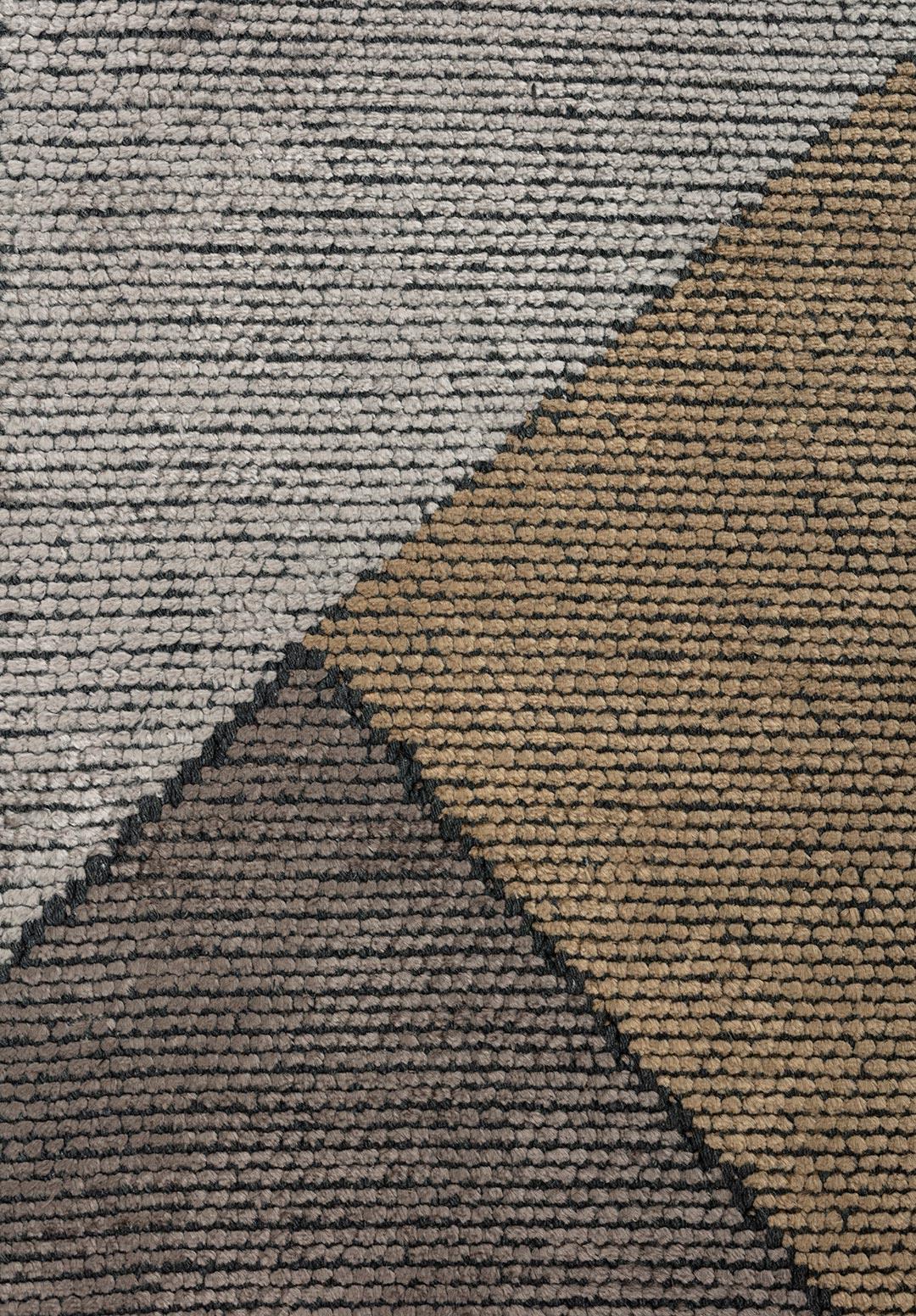 PAMPLONA KOYU GRİ - KOYU BEJ - KREM HALI