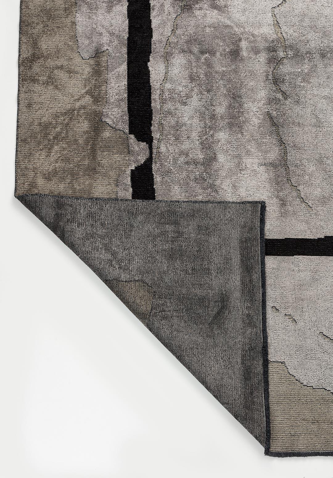 SALAMANCA BLACK - GREY - LIGHT GREY RUG