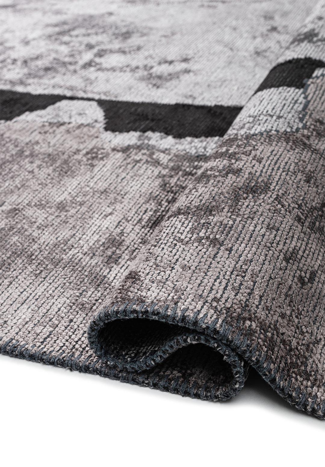 SALAMANCA BLACK - DARK GREY - LIGHT GREY RUG