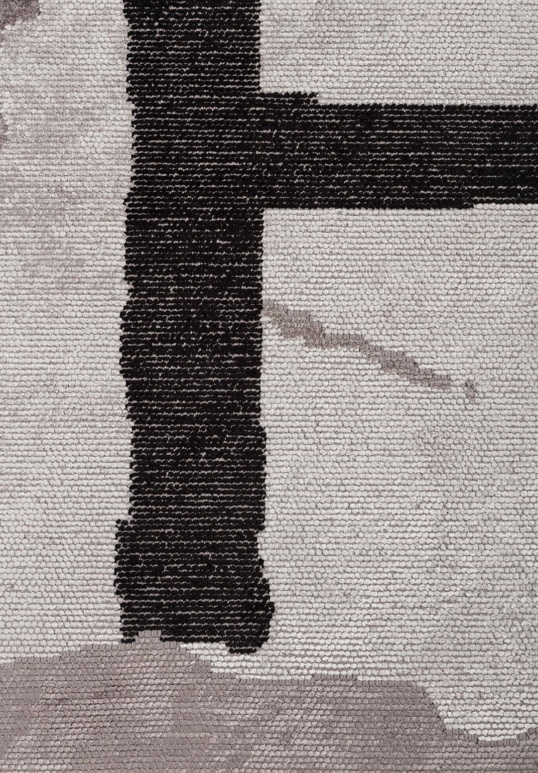SALAMANCA BLACK - DARK GREY - LIGHT GREY RUG