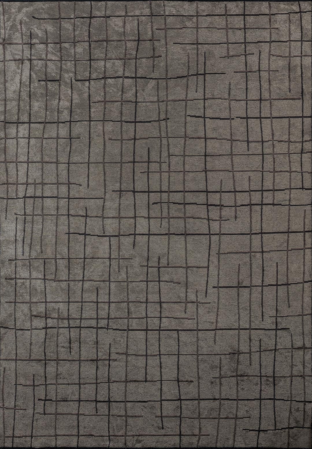 BROOKLYN CHARCOAL - CREAM - DARK GREY RUG