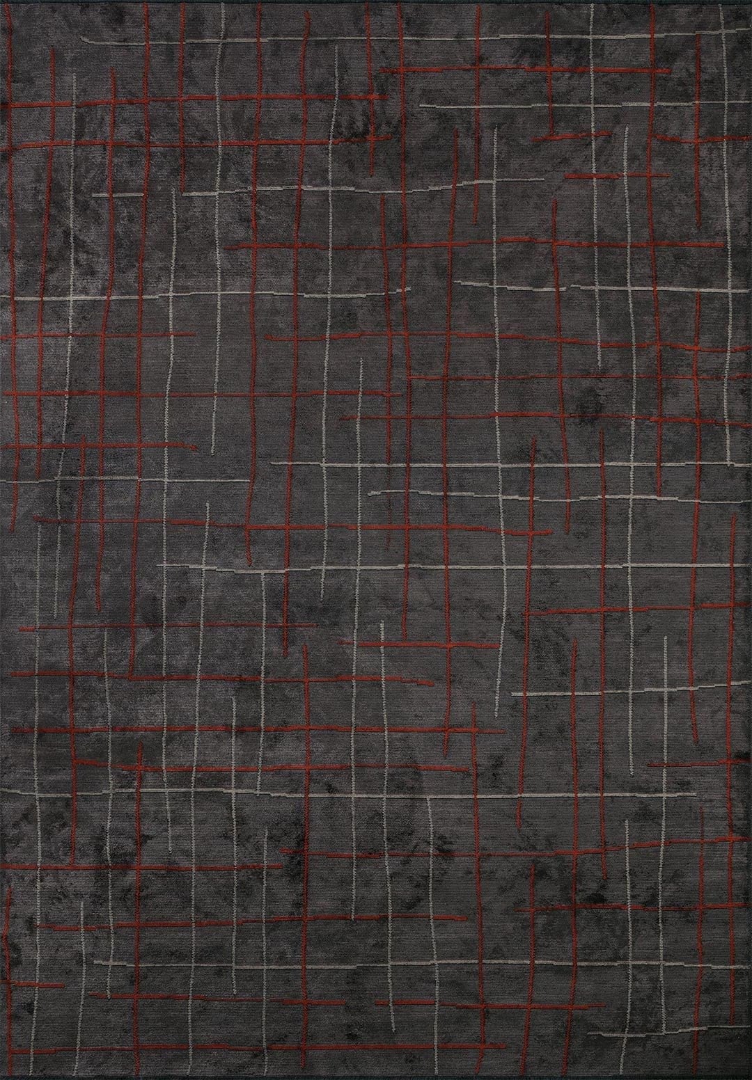 BROOKLYN BEIGE - CHARCOAL - DARK TERRA RUG