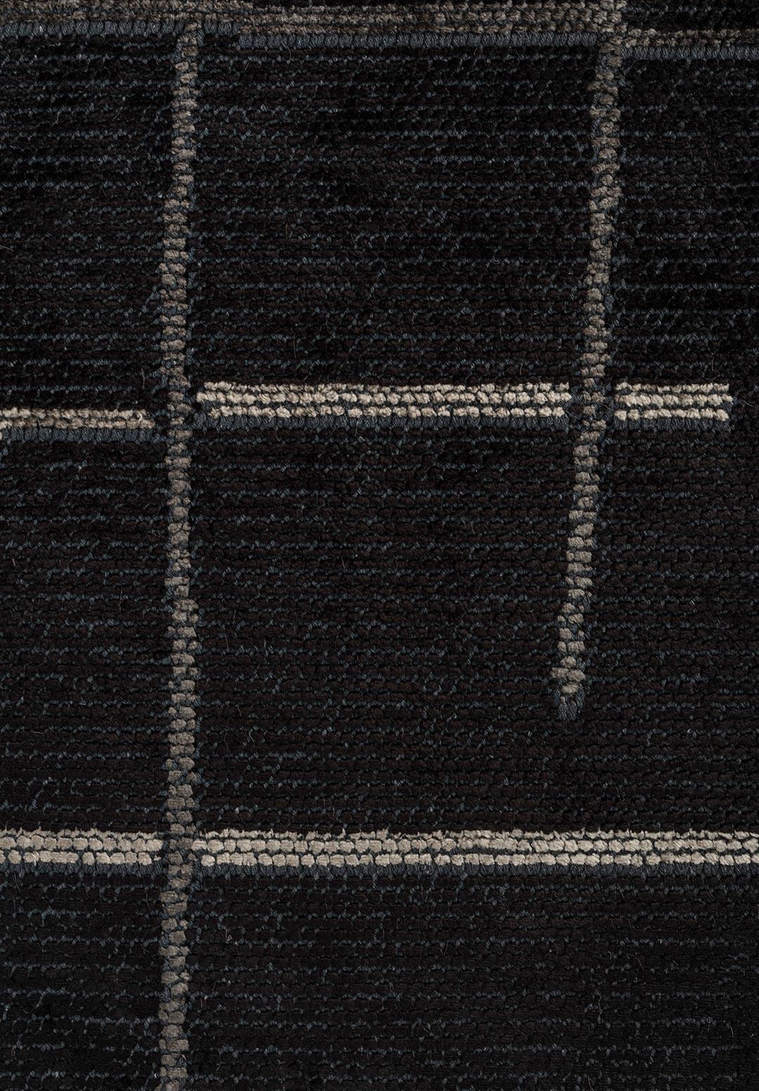 BROOKLYN ANTHRACITE - BLACK - BEIGE RUG