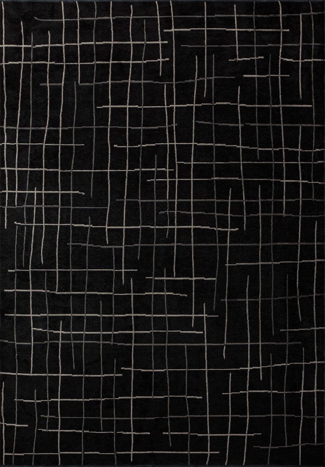 BROOKLYN ANTHRACITE - BLACK - BEIGE RUG