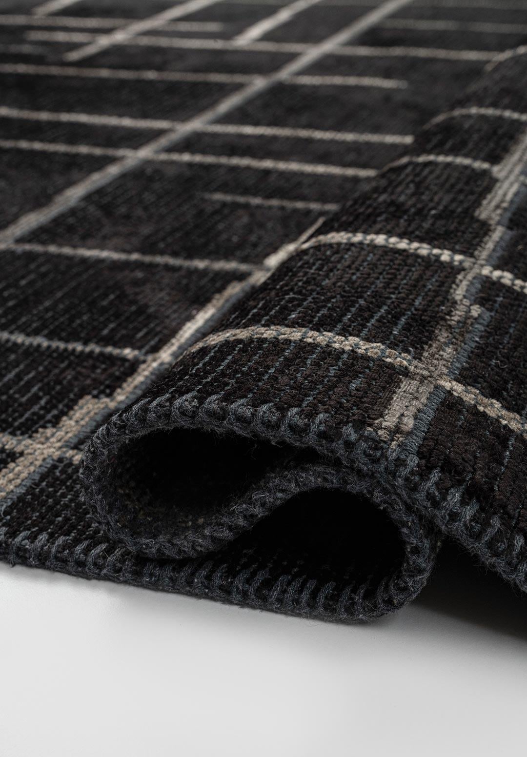 BROOKLYN ANTHRACITE - BLACK - BEIGE RUG